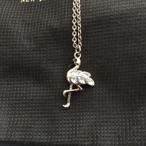 Kate Spade flamingo necklace